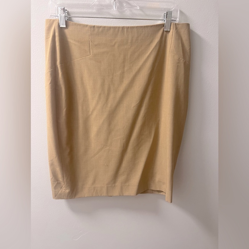 THE Limited Collection Tan Penci Skirt, Size 10, excellent condition (2 for $21)